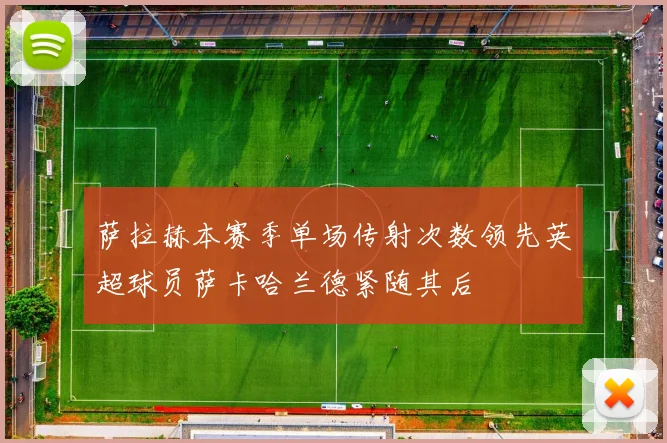 萨拉赫本赛季单场传射次数领先英超球员萨卡哈兰德紧随其后